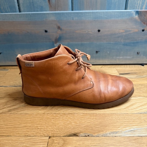 PIKOLINOS Shoes - Pikolinos Tan Leather Mallorca Chukka Ankle Boots – Size 39 / US 8.5
